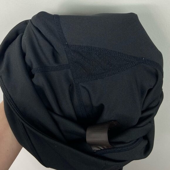 Nanette Lepore Black Mesh Panel Leggings High Rise Size Small Stretch High‎ Rise - Picture 11 of 12